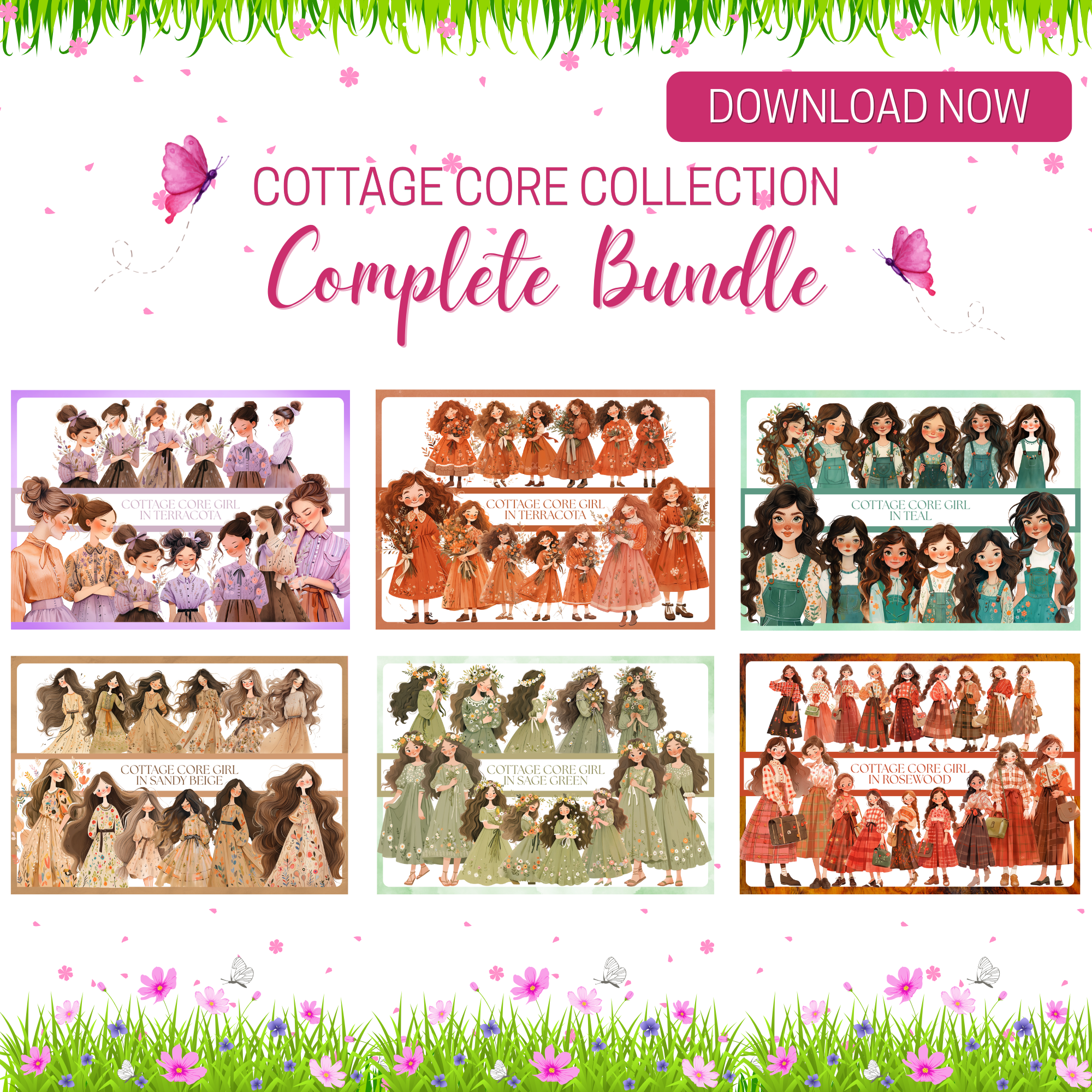 Timeless Cottage Core Bundle Overload | 1,000 High Quality Raw Art Pieces to Use or Resell - Image 2